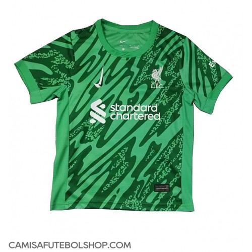 Camisa de time de futebol Liverpool Goleiro Replicas 2º Equipamento 2024-25 Manga Curta